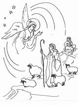 Shepherds Angels Coloring Christmas Shepherd Pages Orthodox Clipart Lord Boy Angel David Color Joseph Horton Hears Who Getcolorings Education Printable sketch template