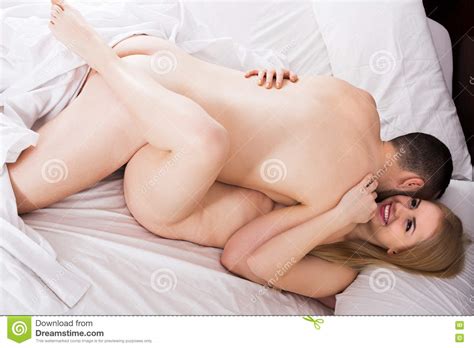 Couple Making Love In Bedroom Stock Image Image Of