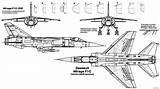 Mirage Dassault Plan Blueprints Airplane Aerofred Blueprintbox sketch template