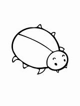 Coloring Pages Bug Printable Kids sketch template