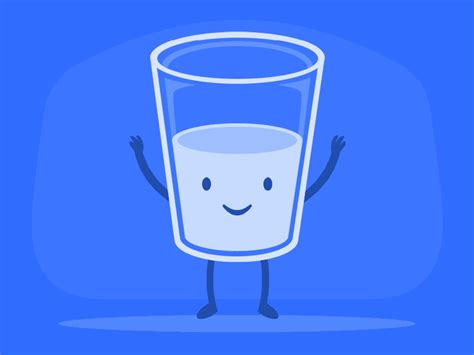 Glass Of Water  Animation