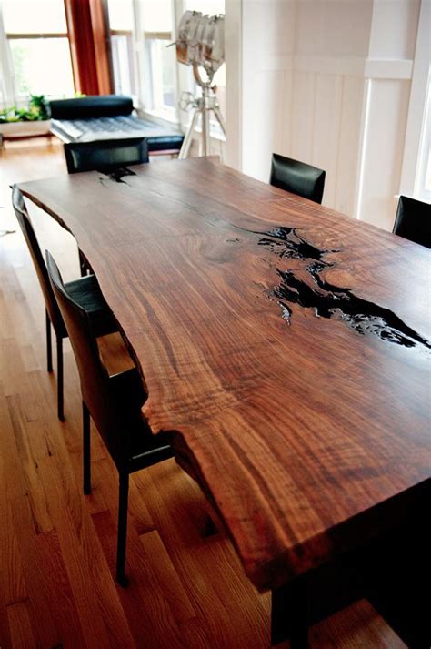 images   edge wood slab top dining tables