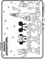 Mickey Mouse Clubhouse Coloring Pages Printable Colouring Space Adventure Kids Birthday Disney Sheets Print Friends Clipart Minnie Color Activities Printables sketch template