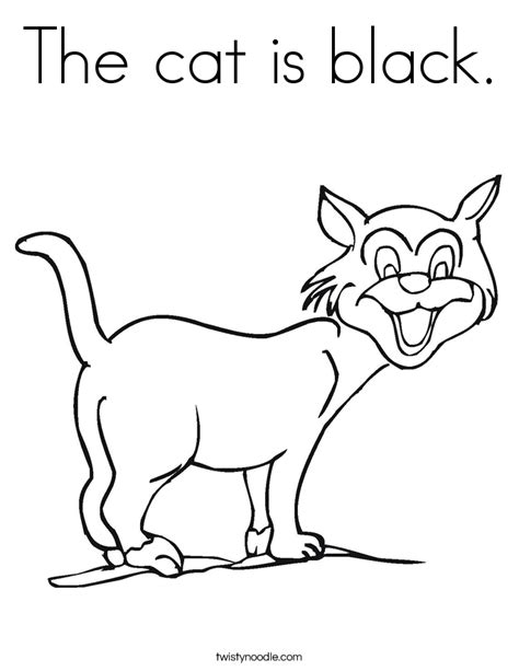 black cat coloring pages coloring home