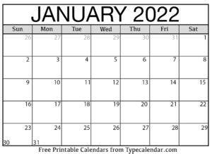 january  calendar january   printables