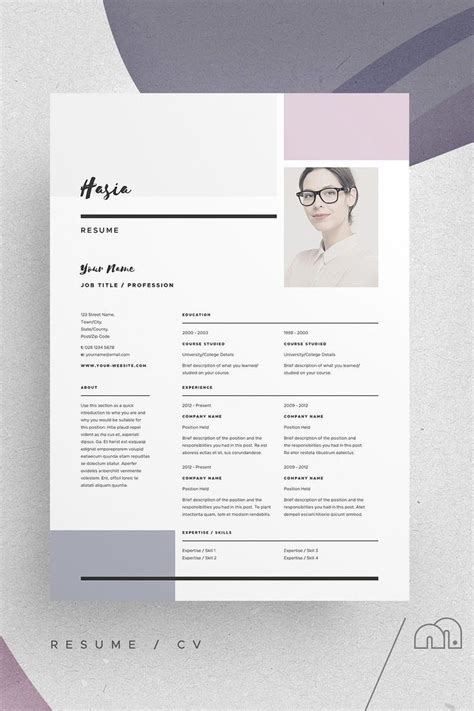 resumecv  cover letter template pitch pack hasia