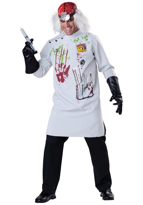 Mad Scientist Mens Costume Scary Mens Costumes