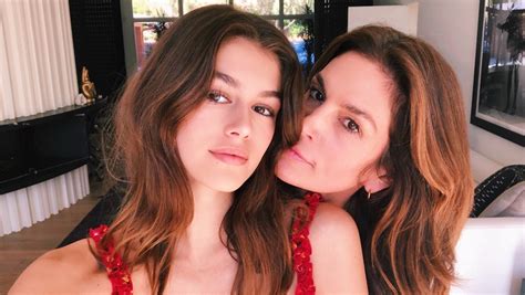 Kaia Gerber Commented Where S Dad Under Pic Of Her Mom