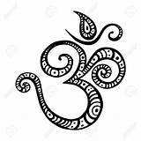 Om Symbol Ohm Vector Symbols Aum Illustration Hindu Tattoo Hand Clipart Royalty Vectors Stock Drawn Chakras Visit Detailed Draw 3d sketch template