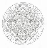 Coloring Celestial Mandala Emerlye Designlooter 500px 53kb sketch template