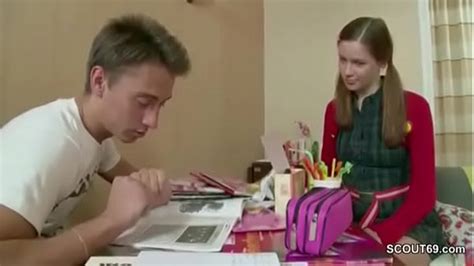 brother show step sister how get pregnant after homework