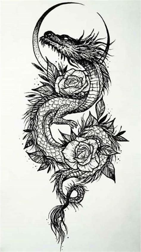 Tattoo Drawings Dragon Sleeve Tattoos Tattoos Badass