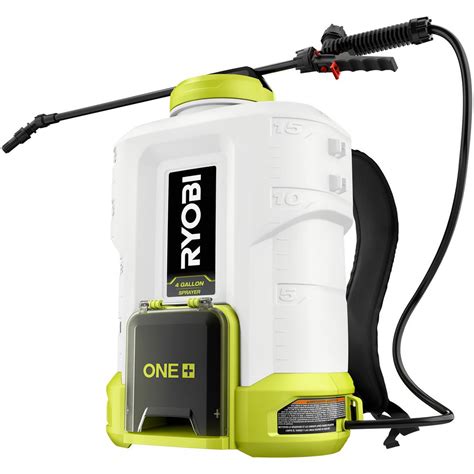 Ryobi One 18 Volt Lithium Ion Cordless 4 Gal Backpack Chemical