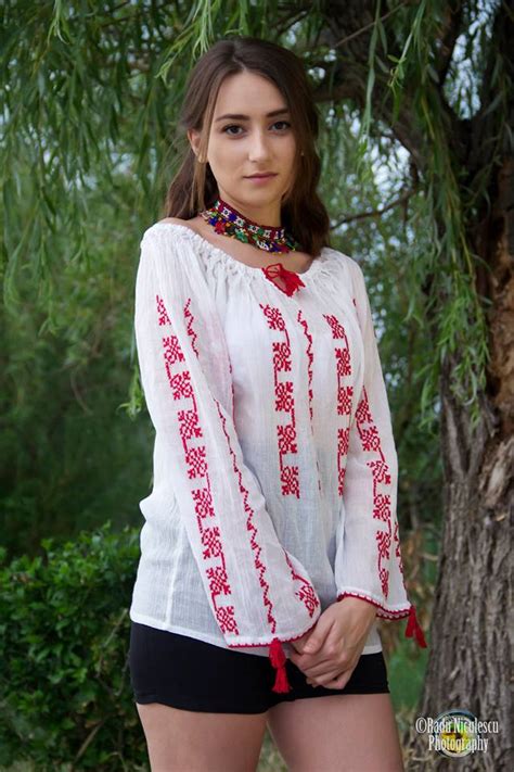 romanian blouse photo set