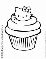 Coloring Cupcake Pages Cute Popular sketch template