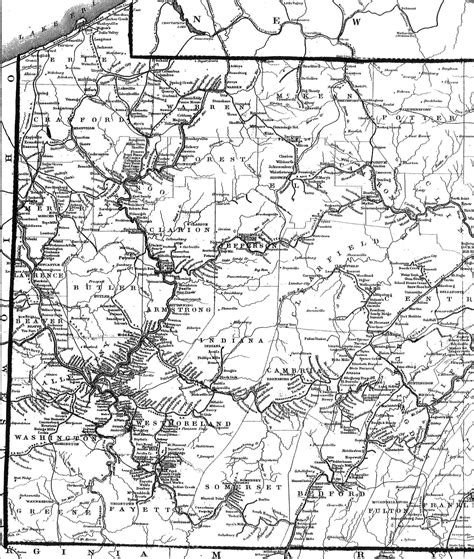 pennsylvania map counties townships