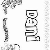 Dani Coloring Pages Hellokids Names Girls sketch template