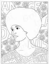 Angela Sheets Feminist Portraits Coolmompicks Worksheets Celebrating Huffingtonpost sketch template