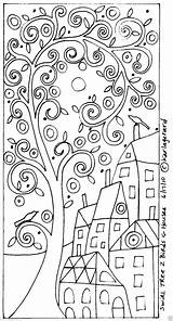 Karla Rug Boyama Hooking Swirl Embroidery Bordar Adults Arbol Alfombra Okul Wichtel Mandala Tappeto Mosaico öncesi Pintura Libri Tempera Malvorlage sketch template