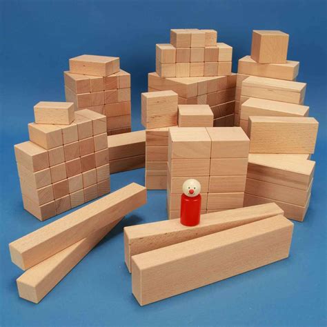 set   large wooden building blocks wooden blocks  beginners