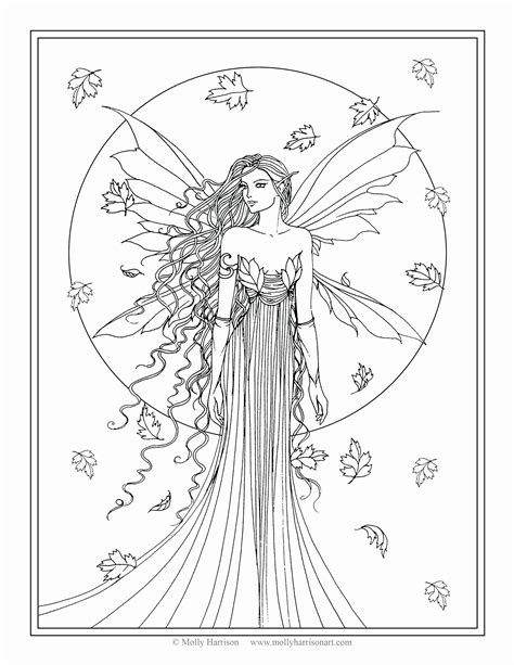 coloring pages  adults fairies lovely awsome coloring pages