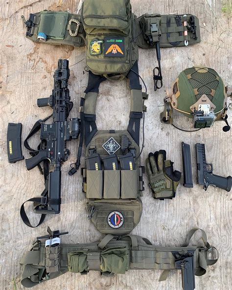 army ranger special forces plate carrier setup