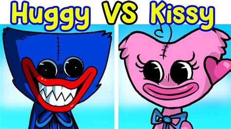Brown Huggy Wuggy Vs Kissy Missy Poppy Playtime Fnf Fnf Fanmade Mod