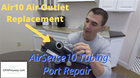 airsense  air outlet port replacement  minutes quick  easy youtube