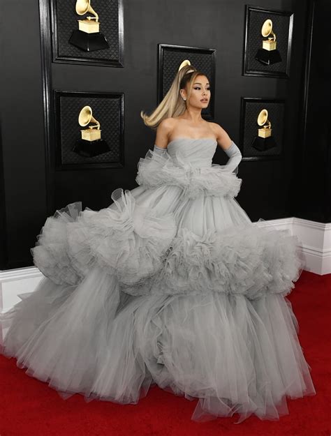 Ariana Grande S Dress At The 2020 Grammy Awards Popsugar Fashion Photo 26