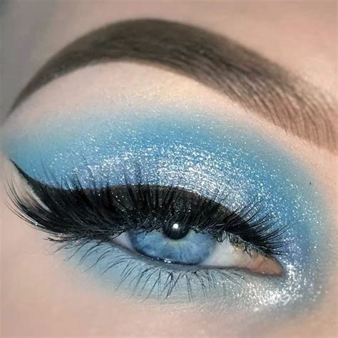 10 light blue makeup looks to brighten up your day the fshn