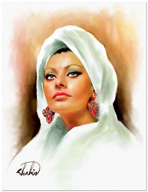 stars portraits portrait of sophia loren by shahin 13