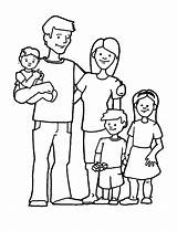 Coloring Family Popular sketch template