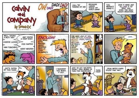 What Is The Comic Strip That Features A Grown Up Calvin