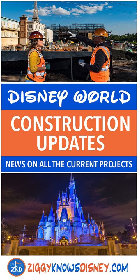 walt disney world construction updates  ongoing projects disney world news disney world