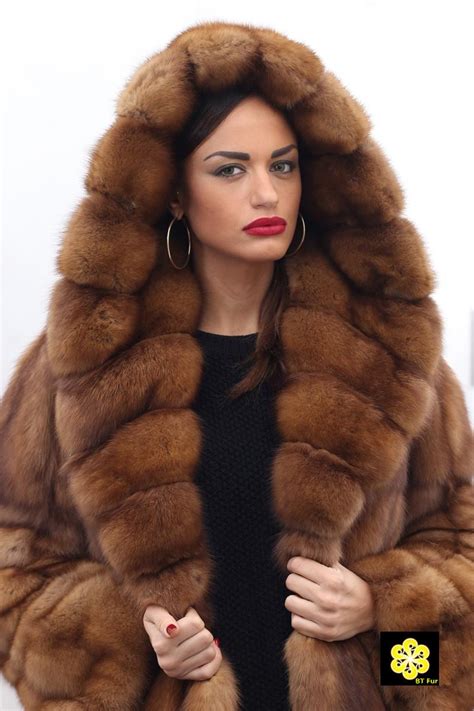 russian women real genuine mink fur long coat luxury fashion ladies big