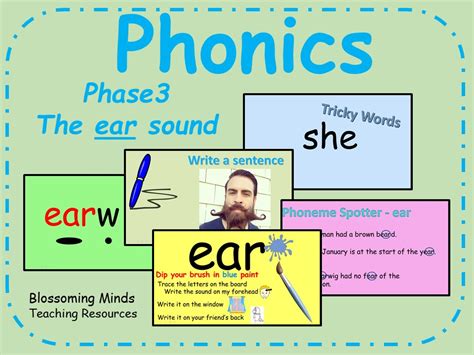 phonics phase   ear sound teaching resources