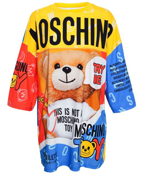 lyst moschino teddy bear t shirt dress