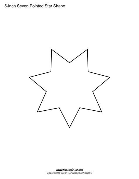 pointed stars tims printables