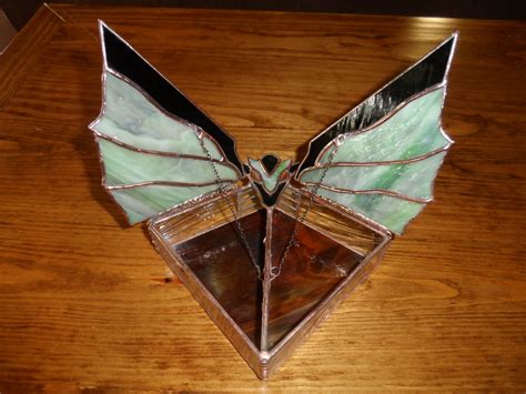 Stained Glass Dragon Box Open At Jitter Beans In Mineral Wells