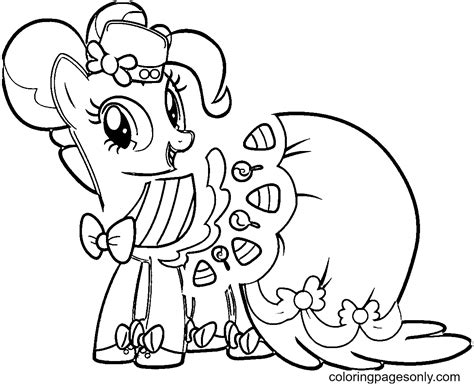 pony pinkie pie coloring