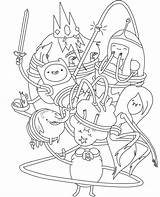 Adventure Coloring Time Pages Printable Colouring Color Cartoon Adventurer Funny Characters Marceline Book Printables Tattoo Books Print Crafts Paper Drawings sketch template