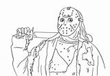 Jason Coloring Pages Friday Myers Michael 13th Printable Freddy Krueger Voorhees Drawing Mask Horror Print Color Halloween Activityshelter Sheets Kids sketch template