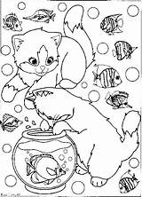 Coloring Pages Cat Cats Color Kids Animal Printable Sheets Dog Cute Chat Malvorlagen Lisa Frank Sheet Ausmalen Print Book Zum sketch template