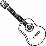 Guitar Coloring Pages Printable Cartoon Acoustic Drawing Electric Line Easy Playing Strings Color Print Creative Latest Getdrawings Birijus Getcolorings 2378 sketch template