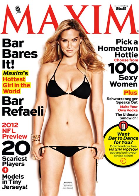 Bar Refaeli Covers Maxim Magazine Mankind Unplugged
