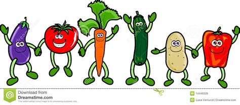 Funny Vegetables Royalty Free Stock Image Image 14446326