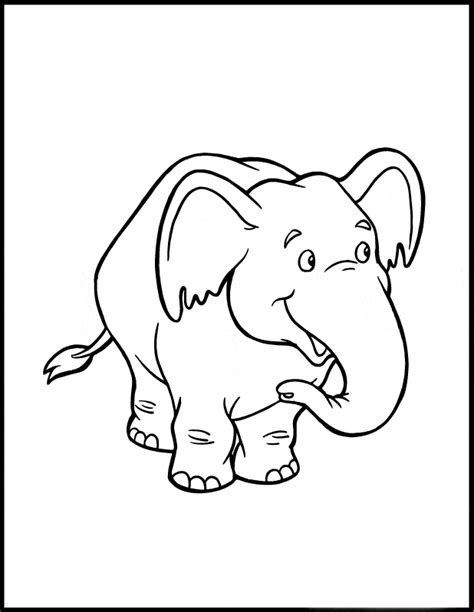 elephant coloring page animals town  elephant color sheet