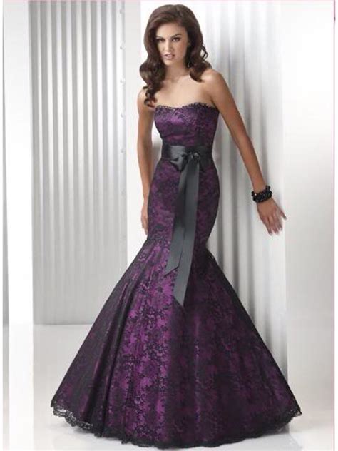 gorgeous purple formal dress purple wedding dresses gowns gothic wedding dress purple
