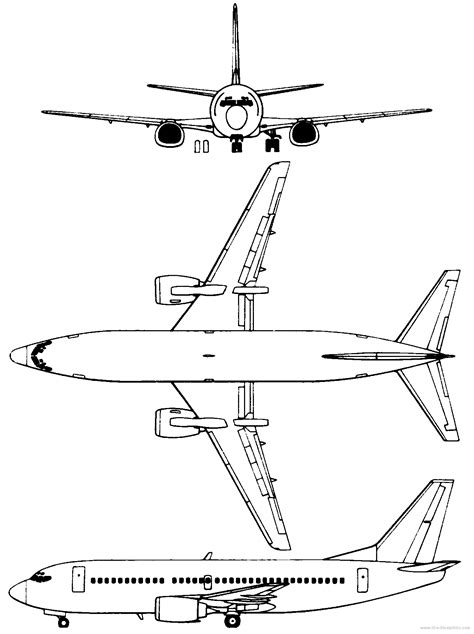 pin  blueprint pesawat