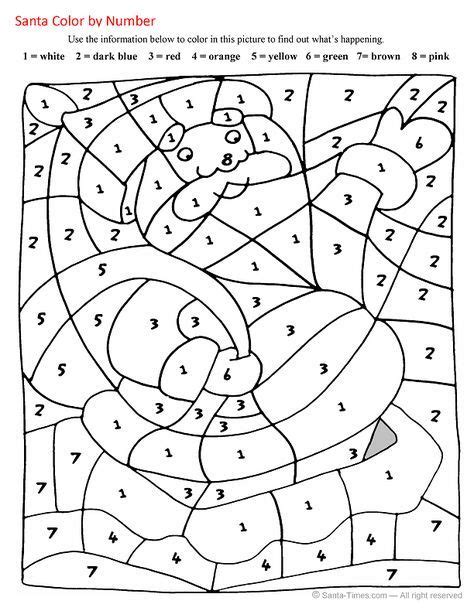 sfr mail christmas coloring pages christmas color  number santa